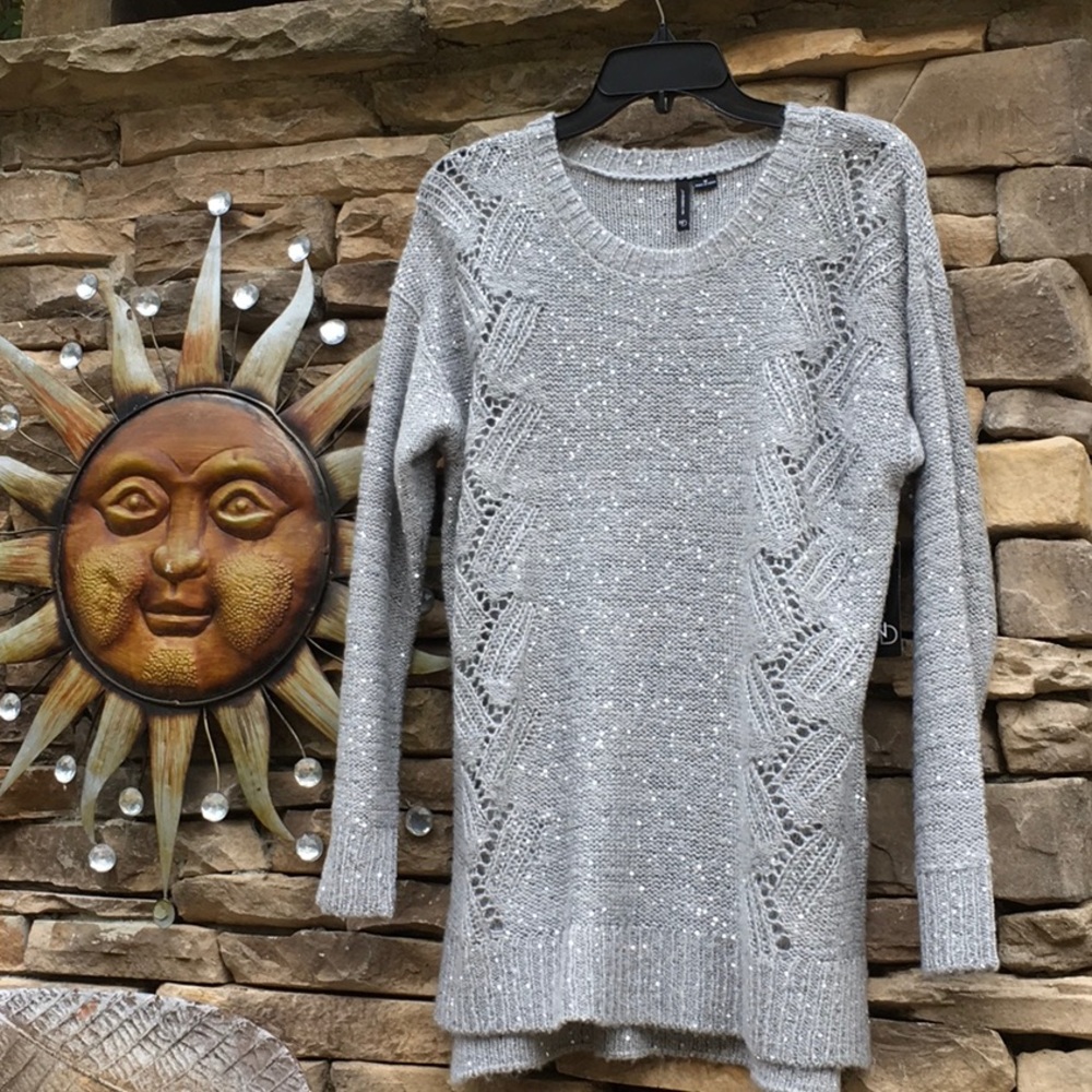 New Directions sequin sweater NWT